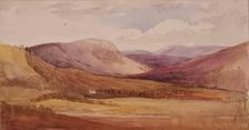 Landscape - Tree-covered Valley, c1840s. Creator: John Phillip