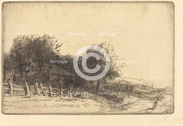 Landscape (Un paysage). Creator: Alphonse Legros.