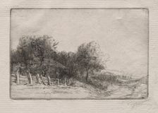 Landscape (Un Paysage). Creator: Alphonse Legros (French, 1837-1911)