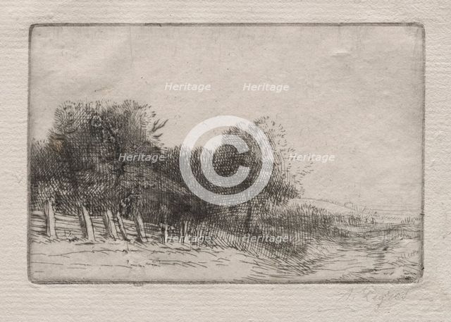 Landscape (Un Paysage). Creator: Alphonse Legros (French, 1837-1911).