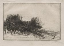 Landscape (Un Paysage). Creator: Alphonse Legros (French, 1837-1911)