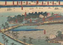 Landscape View at Yokohama (Yokohama fukei), 2nd month, 1860. Creator: Sadahide Utagawa