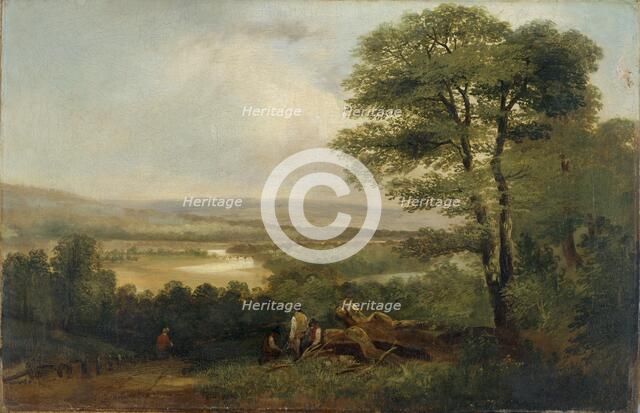 'Landscape: View in Northumberland', 1804-1848. Artist: Thomas Miles Richardson I.
