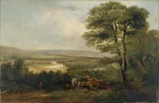Landscape: View in Northumberland 1804-1848. Artist: Thomas Miles Richardson I