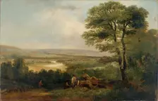Landscape: View in Northumberland 1804-1848. Creator: Thomas Miles Richardson I