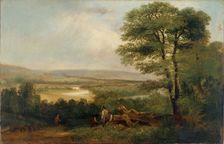Landscape: View in Northumberland 1804-1848. Creator: Thomas Miles Richardson I