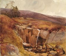Landscape - Waterfall, c1840s. Creator: John Phillip