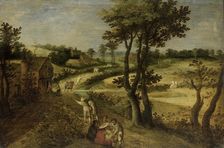 Landscape with Corn Fields, 1602-1630. Creator: Jacob Savery II
