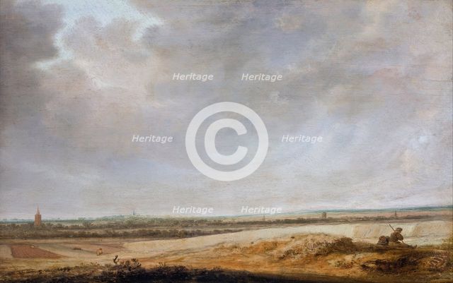 Landscape with Cornfields, 1638. Artist: Ruisdael, Salomon Jacobsz, van (1600/3-1670)