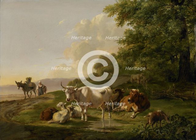 Landscape with Cattle, 1806. Creator: Pieter Gerardus van Os.