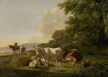 Landscape with Cattle, 1806. Creator: Pieter Gerardus van Os