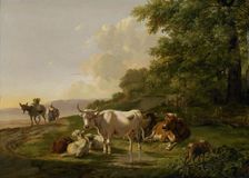Landscape with Cattle, 1806. Creator: Pieter Gerardus van Os