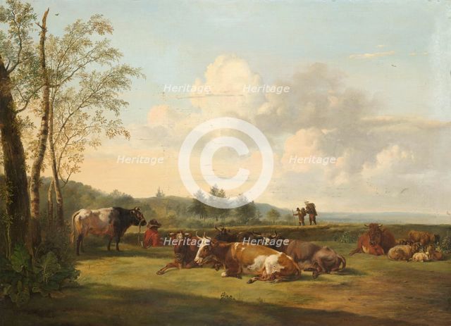 Landscape with Cattle, 1816. Creator: Pieter Gerardus van Os.