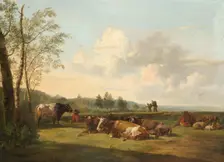 Landscape with Cattle, 1816. Creator: Pieter Gerardus van Os