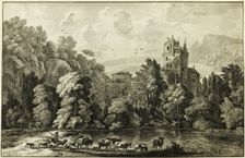 Landscape with Cattle, n.d. Creator: Cornelis Ploos van Amstel