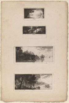 Landscape with Cave Opening, 1778. Creator: Antoine de Marcenay Ghuy