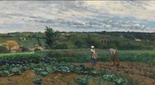 Landscape with Cabbage Patch, Concarneau. Creator: Johan Ericson