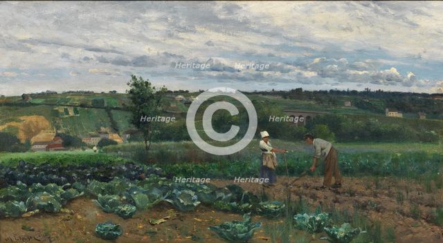 Landscape with Cabbage Patch, Concarneau. Creator: Johan Ericson.