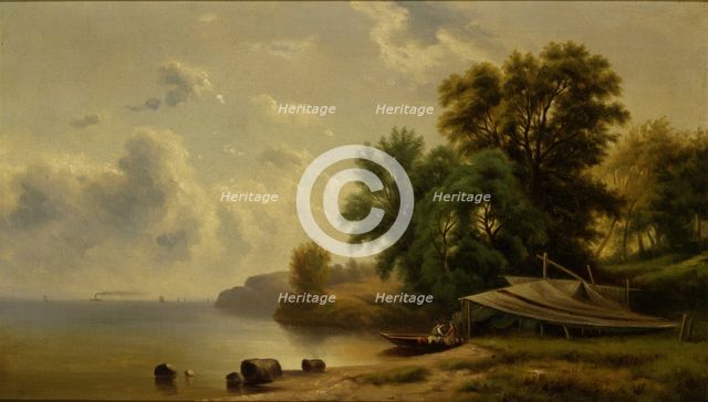 Landscape with Campsite, n.d. Creator: Robert Seldon Duncanson.