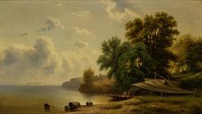 Landscape with Campsite, n.d. Creator: Robert Seldon Duncanson