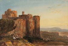 Landscape With Castle, 1820. Creator: David Cox the Elder