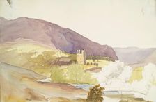 Landscape with Castle in the Middle Distance, c1840s. Creator: John Phillip