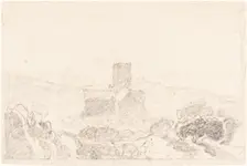 Landscape with Church, first half 19th century. Creator: John Sell Cotman