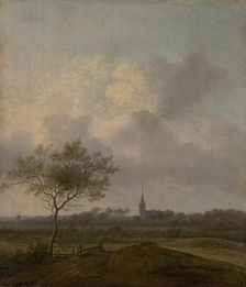 Landscape with church in Rijswijck, 1660. Creator: Jacob Pietersz. van der Croos