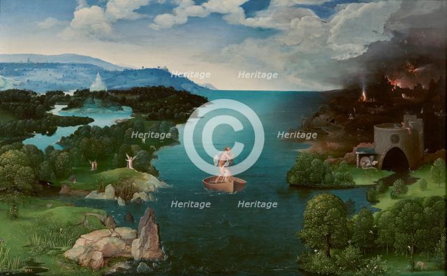 Landscape with Charon Crossing the Styx, between 1520 and 1524. Creator: Joachim Patinir.