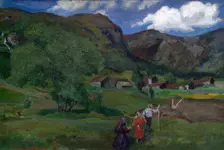 Landscape with Children, 1903. Creator: Nikolai Johannes Astrup