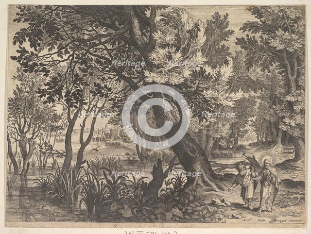 Landscape with Christ Tempted by the Devil.n.d. Creator: Aegidius Sadeler II.