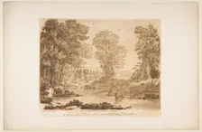 Landscape with Cupid and Psyche, 1776. Creator: Richard Earlom