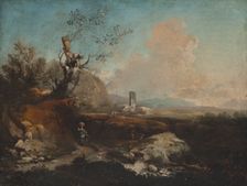 Landscape with a Tower. Creator: Alessio de Marchis