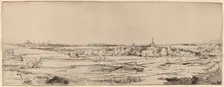 Landscape with a View toward Haarlem (The Goldweigher's Field), 1651. Creator: Rembrandt Harmensz van Rijn