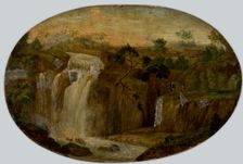Landscape with a Waterfall, between 1750-1850. Creator: Unknown