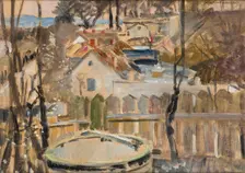 Landscape with a Well, between 1908-1912. Creator: Jacek Malczewski