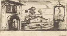 Landscape with a Well. Creator: Unknown