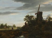 Landscape with a Windmill , 1646. Creator: Jacob van Ruisdael (Dutch, 1628/29-1682)