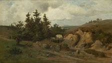 Landscape with a Wooden Bridge, 1858