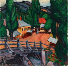 Landscape with a bridge, 1909