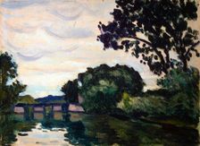 Landscape with a Bridge c1917