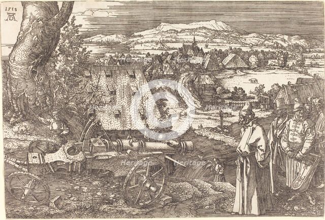 Landscape with a Cannon, 1518. Artist: Dürer, Albrecht (1471-1528)