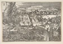Landscape with a Cannon, 1518. Creator: Albrecht Durer
