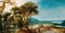 Landscape with a Carriage Hold-Up, c.between 1615 and 1625. Creator: Jacob Jacobsz. Van Geel