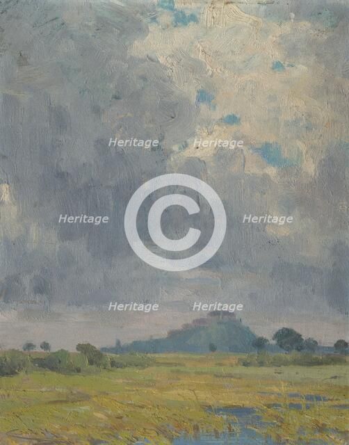 Landscape with a Castle, 1905-1910. Creator: Ludovit Cordak.
