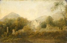 Landscape with a cottage 1733-1782. Artist: Richard Wilson