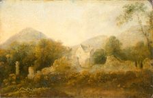 Landscape with a cottage 1733-1782. Creator: Richard Wilson