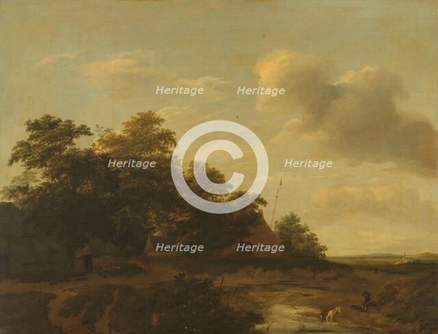 Landscape with a Farm, 1648. Creator: Jan van der Meer.