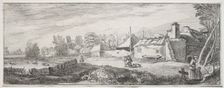 Landscape with a Farm. Creator: Jan van de Velde (Dutch, 1620-1662)