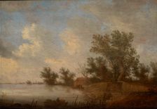 Landscape with a Fisherman’s Homestead, 1649. Creator: Johannes Schoeff